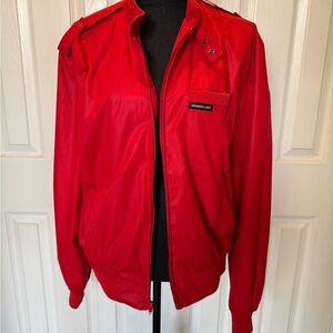 Members Only Men's Red Jacket vintage
